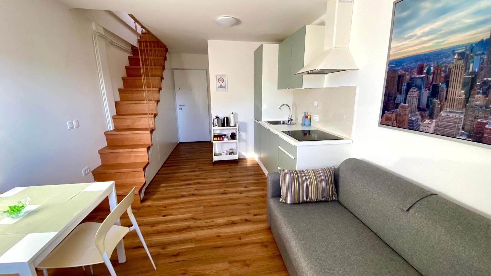 Appartement Little Plaza Duplex à Ljubljana Extérieur photo